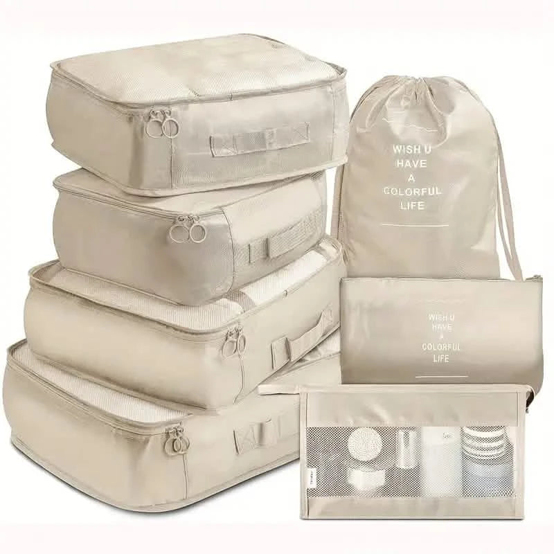 7-Piece Travel Packing Organizer Set