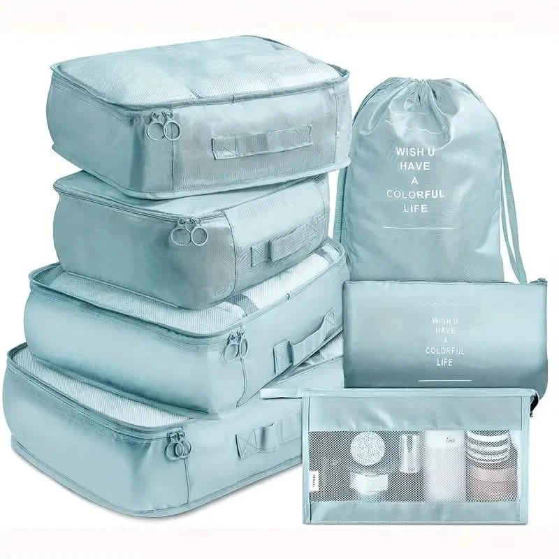7-Piece Travel Packing Organizer Set