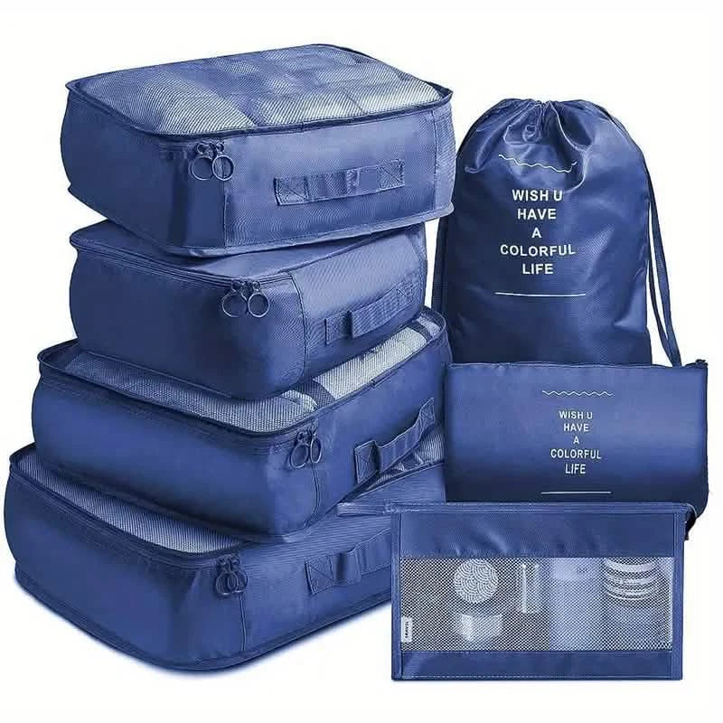 7-Piece Travel Packing Organizer Set