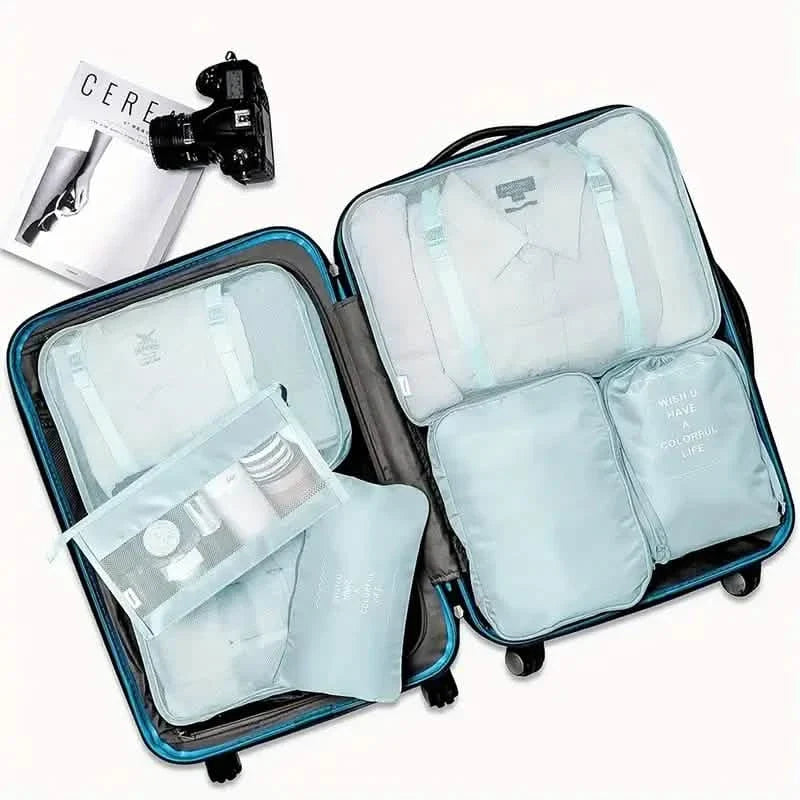 7-Piece Travel Packing Organizer Set