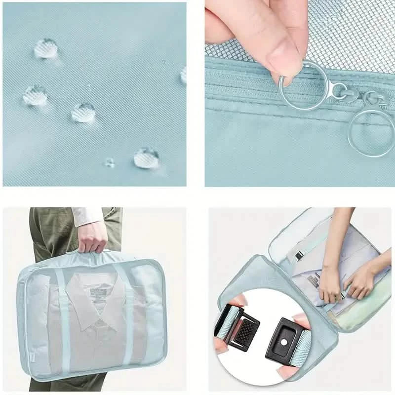 7-Piece Travel Packing Organizer Set