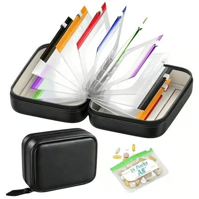 Compact Travel Pill Organizer