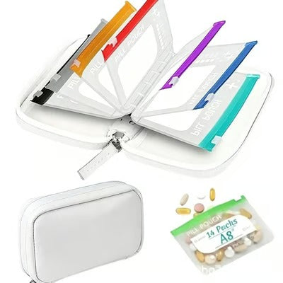 Compact Travel Pill Organizer