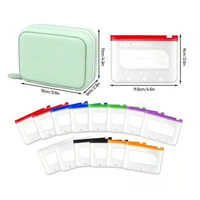 Compact Travel Pill Organizer