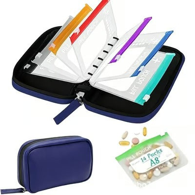 Compact Travel Pill Organizer