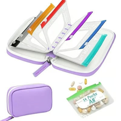 Compact Travel Pill Organizer