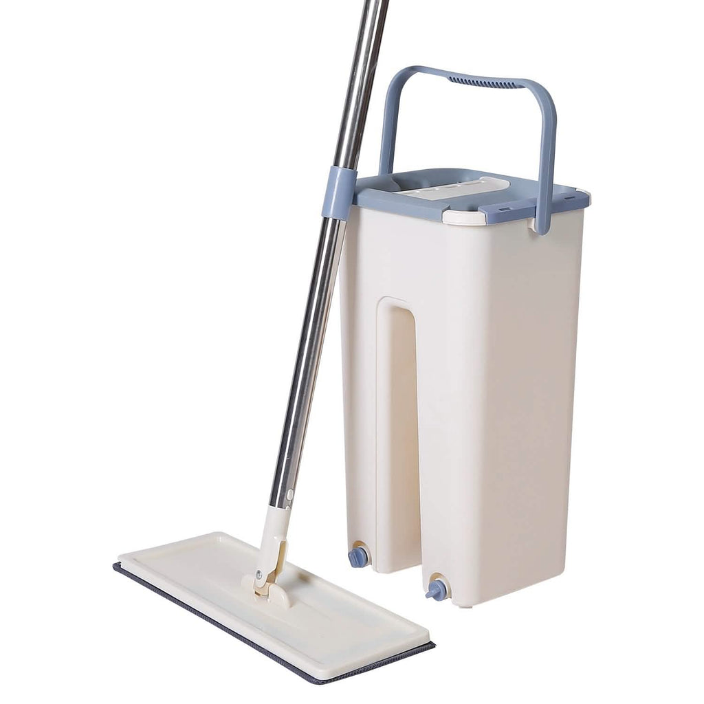 Flat Floor Mop and Bucket Set