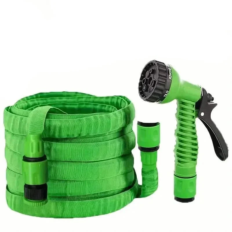 High-Pressure Expandable Garden Hose with Spray Gun