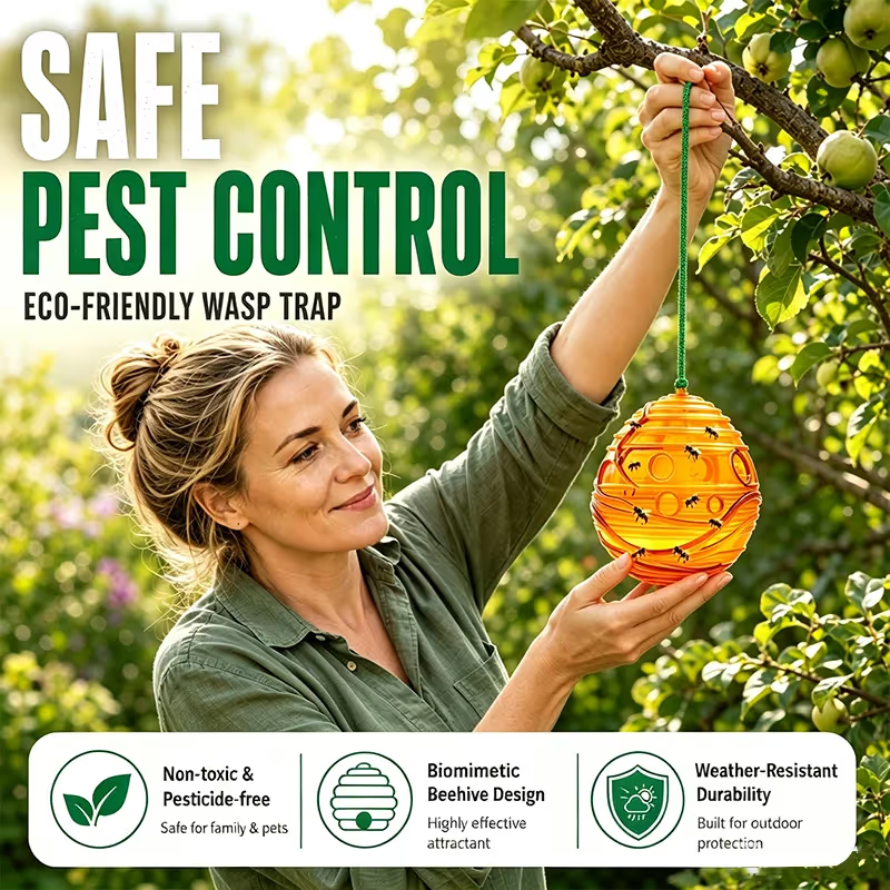 Outdoor Reusable Wasp and Hornet Trap