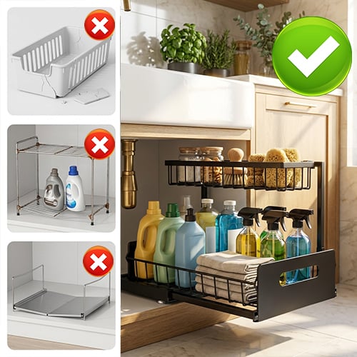 Pull-Out Under-Sink Organizer