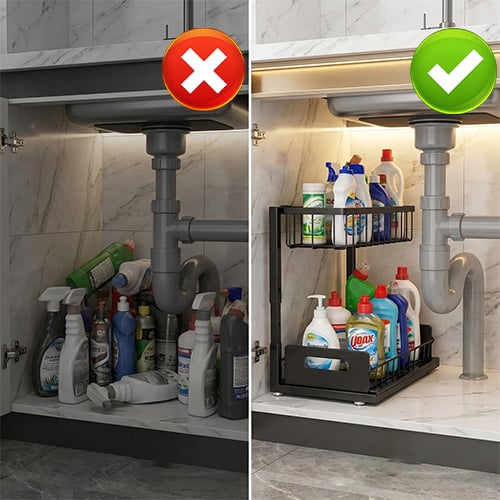 Pull-Out Under-Sink Organizer