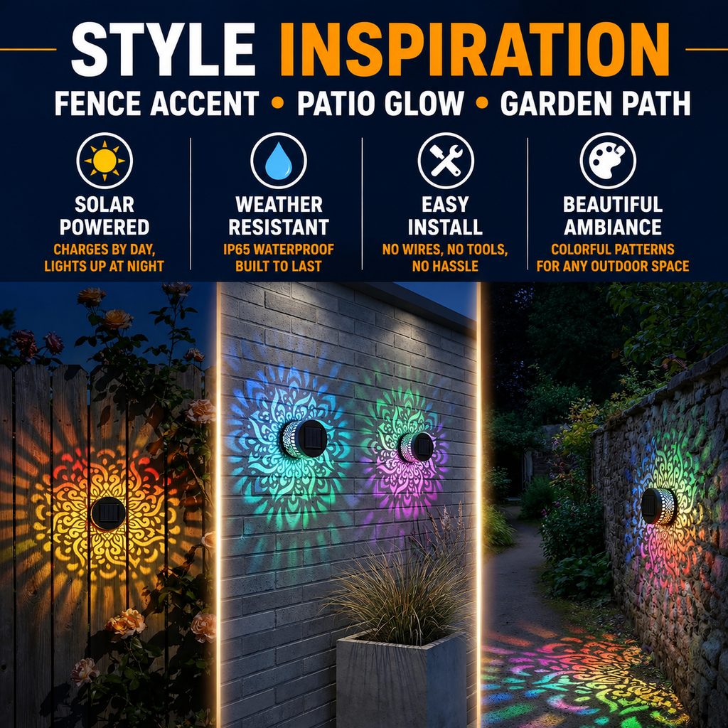 Solar Garden Art Light