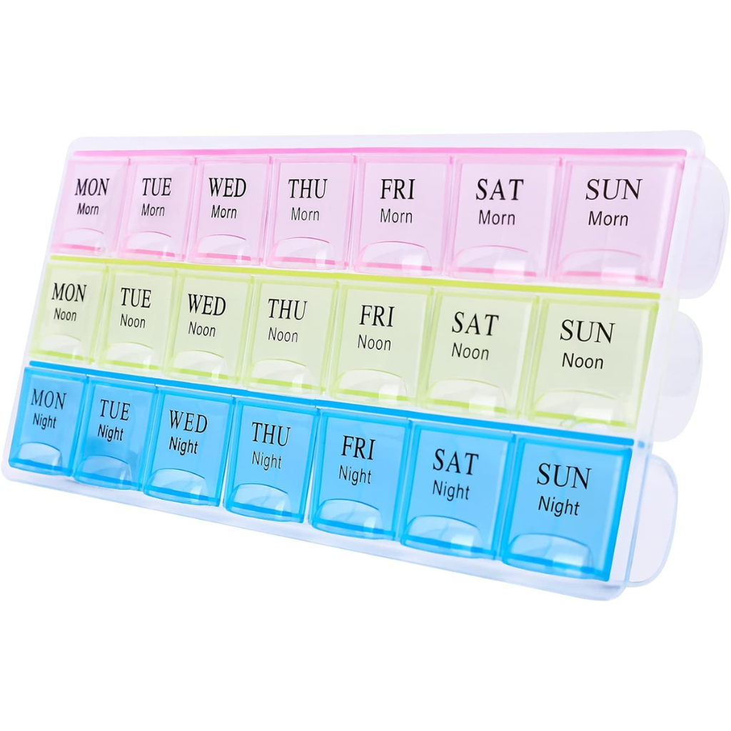 Weekly Travel Pill Organizer