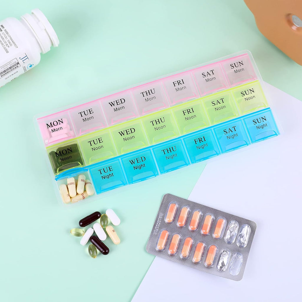 Weekly Travel Pill Organizer