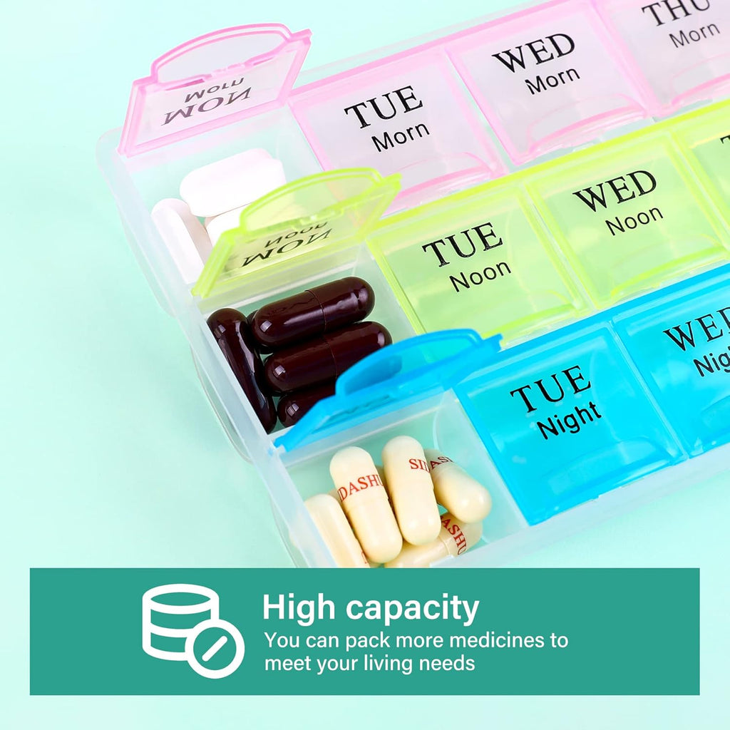 Weekly Travel Pill Organizer