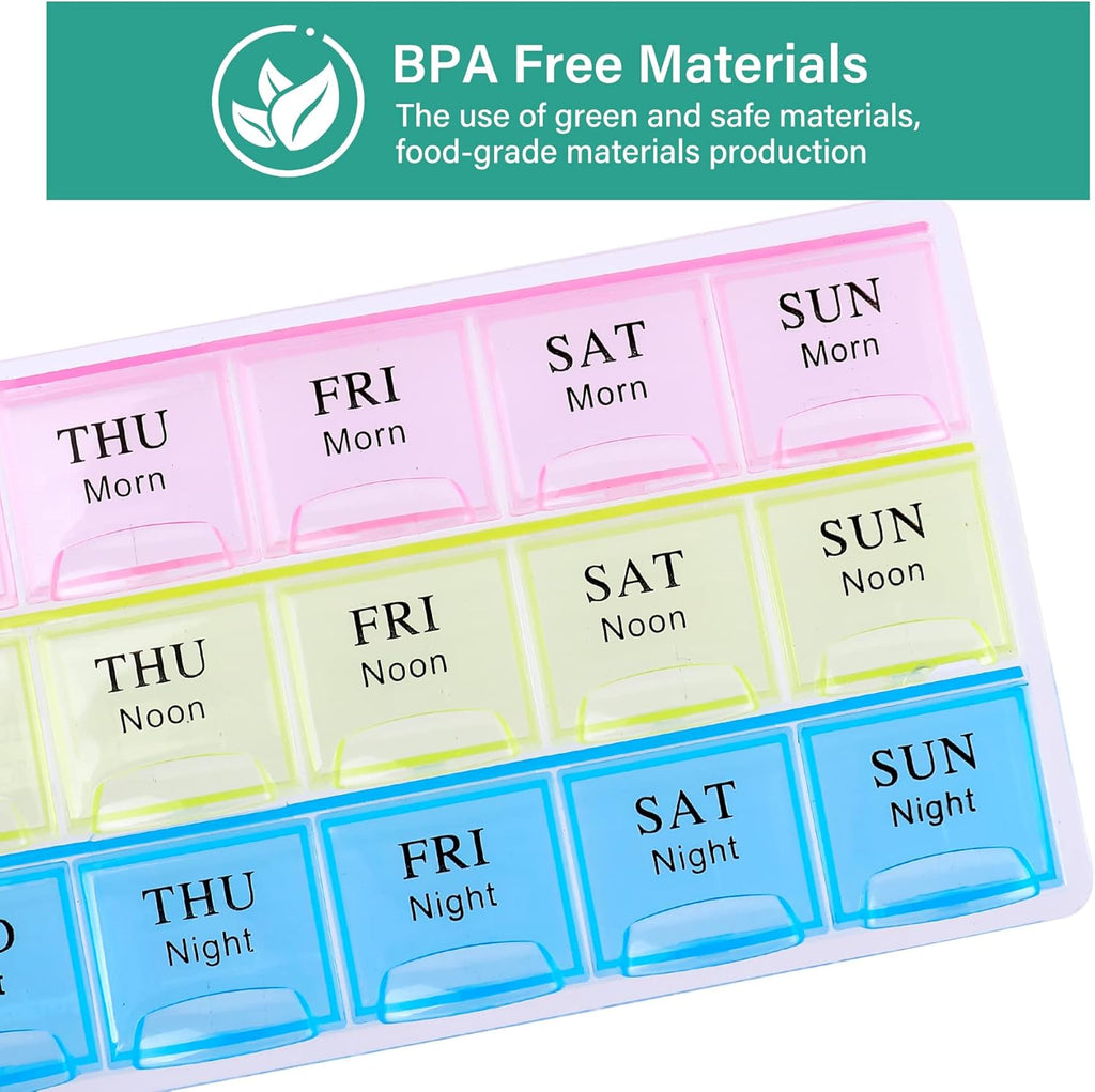 Weekly Travel Pill Organizer
